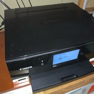 Canon PIXMA TS8320 photo Printer. Wi-Fi and cable comparability..